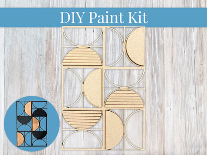 a picture of a diy paint kit on a wooden table