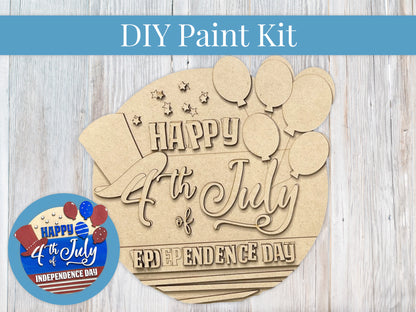 4th of July Independence Sign DIY Kit