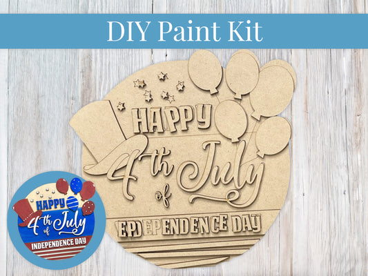 4th of July Independence Sign DIY Kit