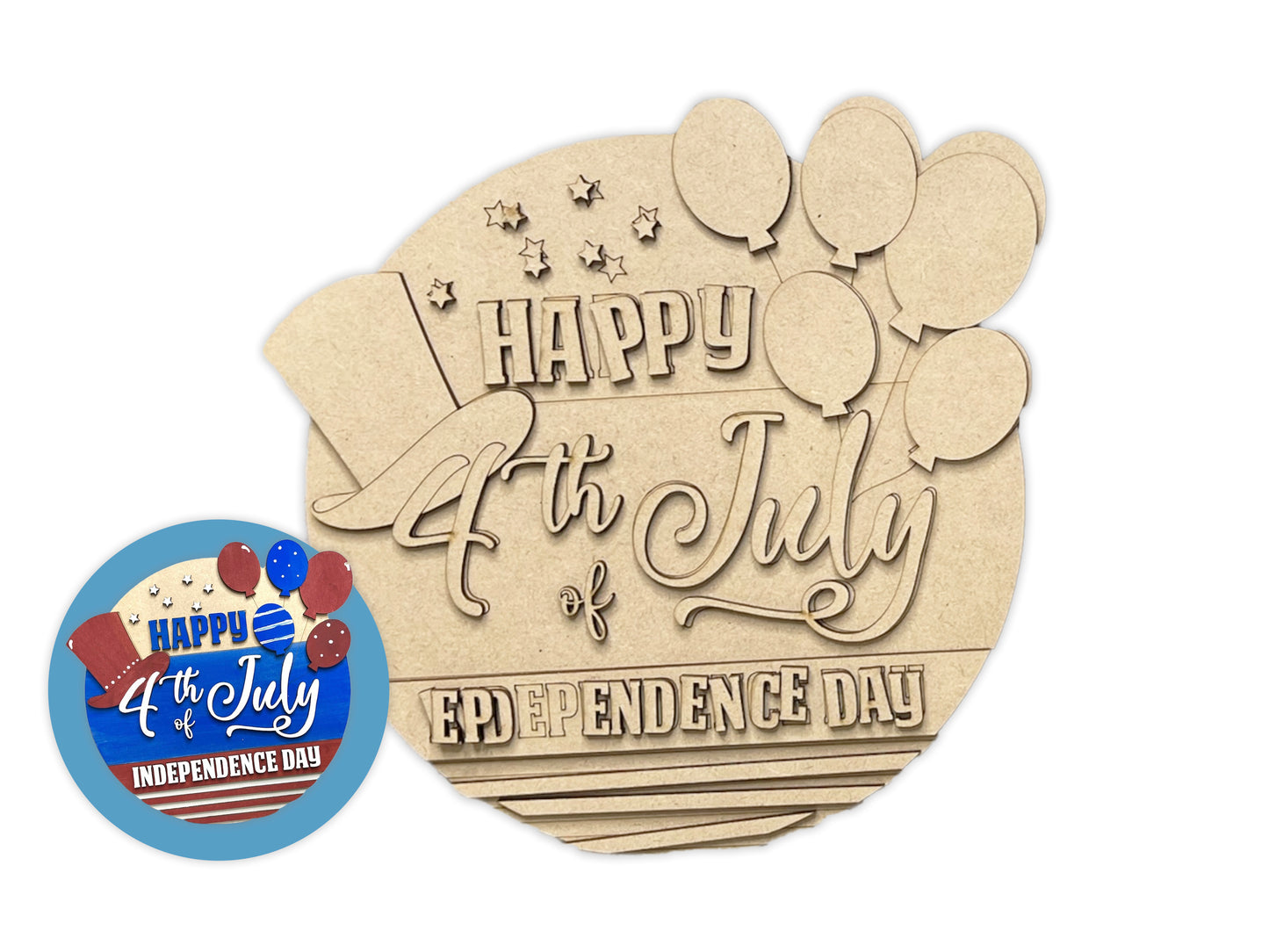 4th of July Independence Sign DIY Kit