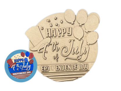 4th of July Independence Sign DIY Kit
