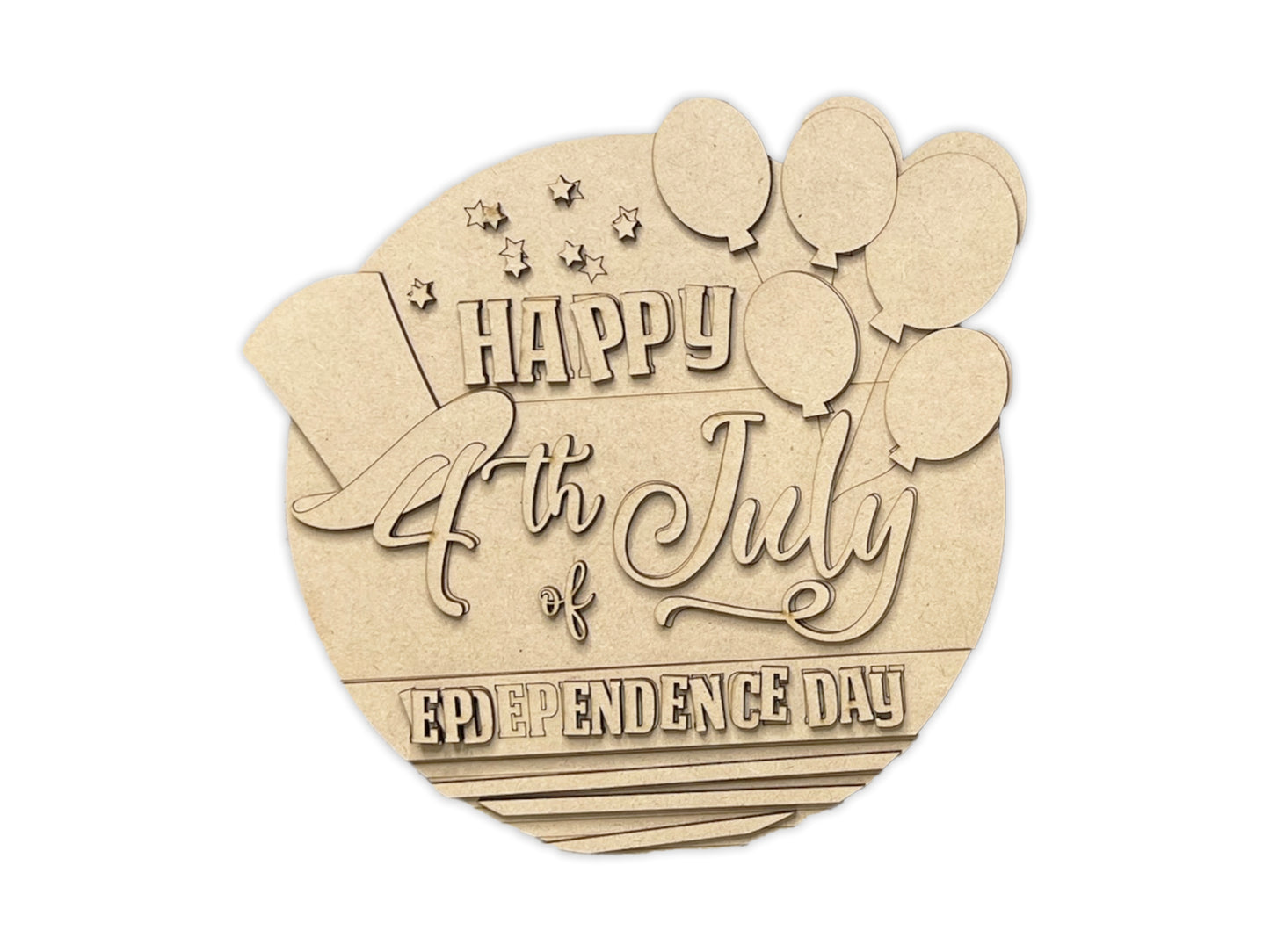4th of July Independence Sign DIY Kit