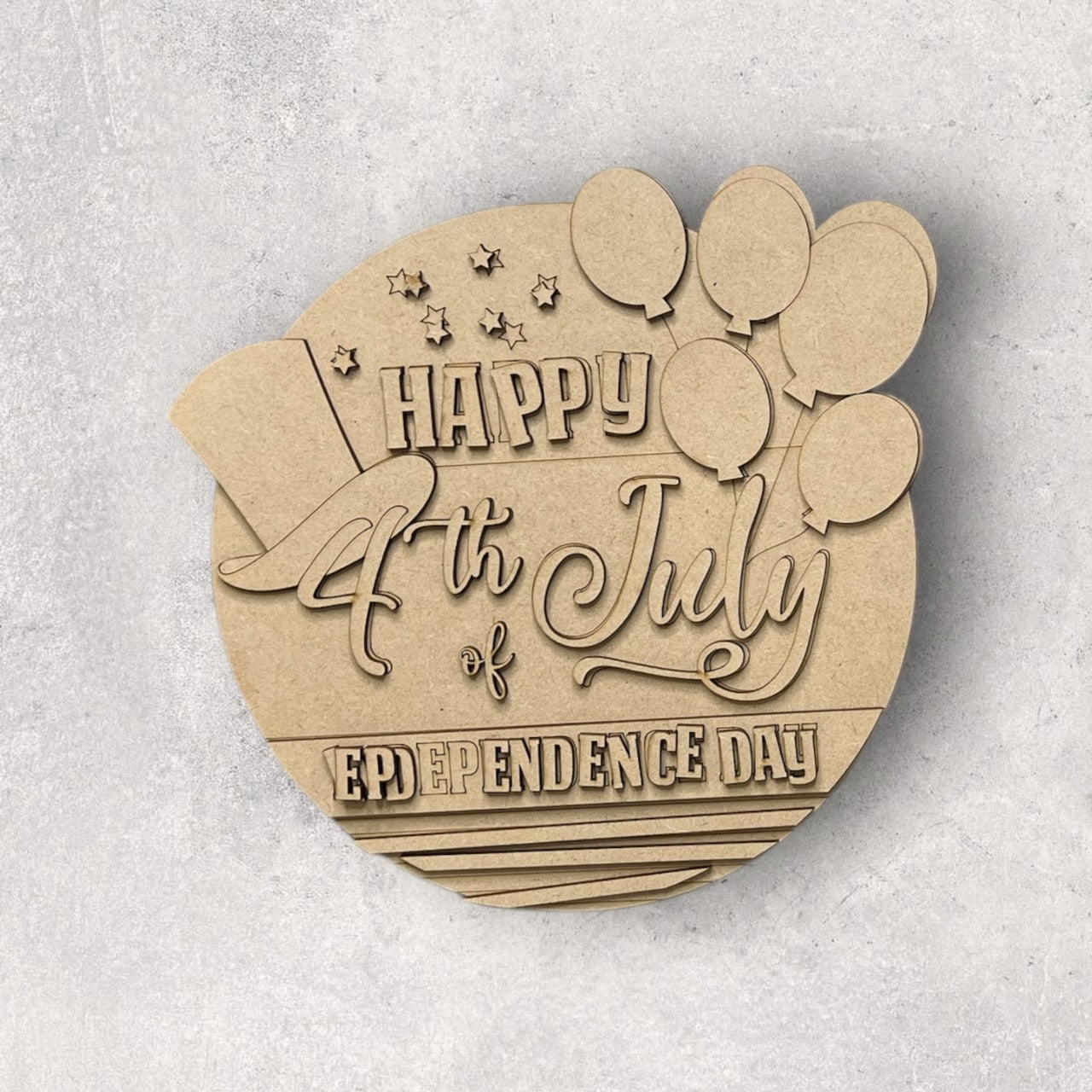 4th of July Independence Sign DIY Kit