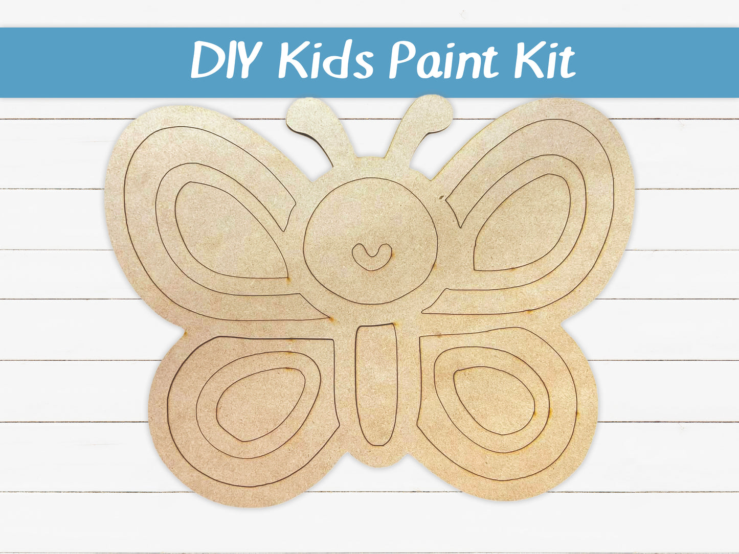 Happy Butterfly Kids Paint Kit