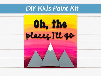 Oh The Places I'll Go Kids Paint Kit