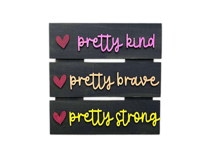 Pretty Kind Brave Strong Kids Paint Kit