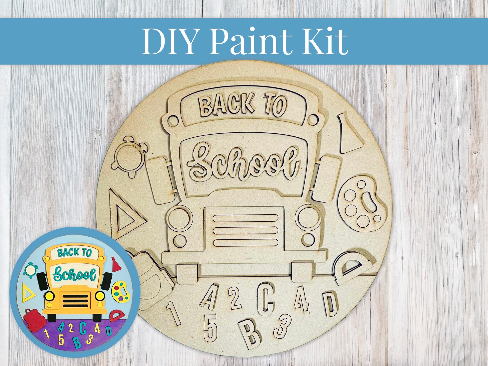 a picture of a back to school diy paint kit