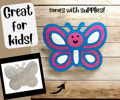 Happy Butterfly Kids Paint Kit