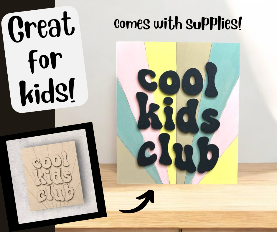 Cool Kids Club Kids Paint Kit