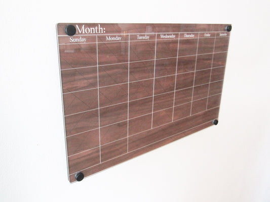 Quilt Pattern Calendar - Dry Erase Wall Calendar Board - Wood, Acrylic, Wall Décor, Office Décor, Home Décor, Wood Calendar, Wall Mounted