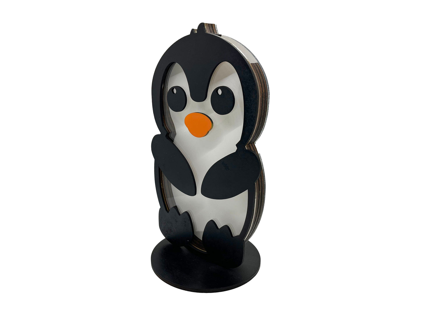 Penguin Bank - Money Bank, Piggy Bank, Wood Gift for Kids, Penguin Money Bank, Wooden Piggy Bank, Wood Piggy Bank