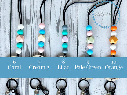 Teacher Lanyard - Teaching My Tribe Tepee Arrow Lanyard, Breakaway Lanyard, Silicone Beads, Lanyard for ID Badge, Keys, Personalized Lanyard