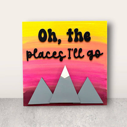 Oh The Places I'll Go Kids Paint Kit