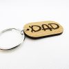 Dad Tools Rounded Rectangle Keychain