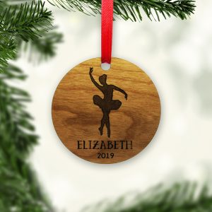 Dancer Name Year Circle Ornament