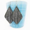 Diamond Solid Fishtail Earrings