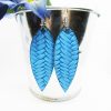 Petal Teardrop Fishtail Earrings True Blue