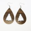 Teardrop Christmas Tree Earrings