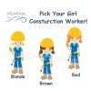 Construction Worker Girl Hair Color