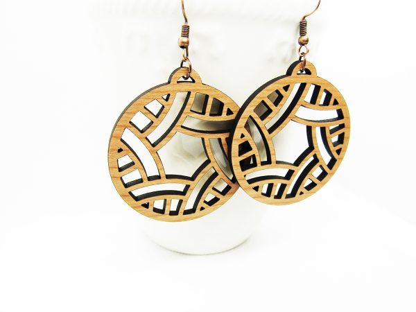 Circle Geometric Small Arches Earring