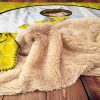 Honey Bee Girl Yellow Blanket