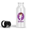 personalized-karate-kid-girl-knee-raised-water-bottle