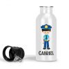 Police Boy Girl Water Bottle