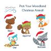 Woodland Christmas Animals