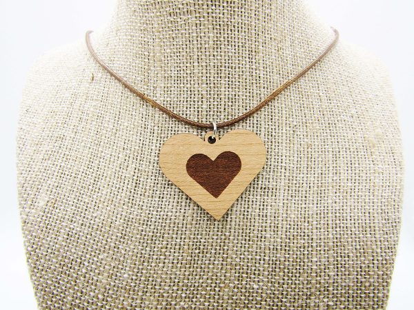 Heart Engraved Heart Necklace