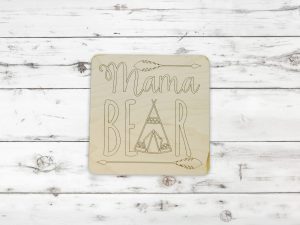 Mama Bear Arrows Teepee Kids Craft Kit