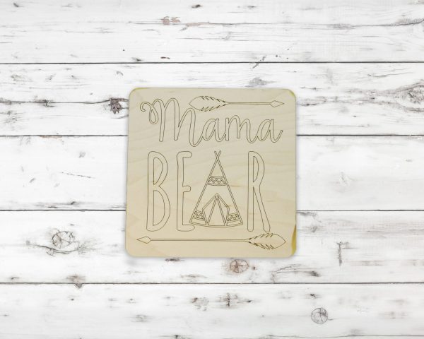 Mama Bear Arrows Teepee Kids Craft Kit
