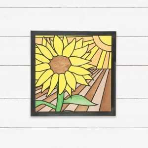 Sunflower Painting DIY Sign Kit