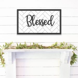 blessed-wooden-sign