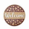 Welcome Multiple Hearts Sign