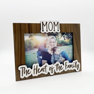 Mom The Heart of the Family Photo Frame