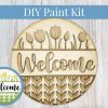 Welcome Tulips Sign Paint Kit