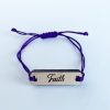 Faith Wood Bracelet