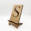 monogrammed phone stand