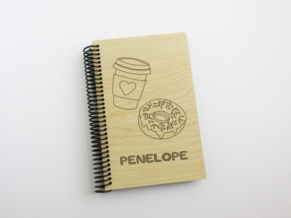 Donut Coffee Cup Journal