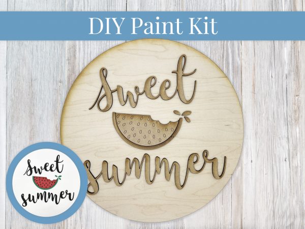 Sweet Summer Watermelon Sign Paint Kit