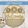 Welcome Fall Sunflowers Petals Sign
