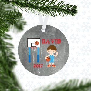 Basketball Boy Jersey Ornament