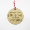 Merry Christmas and a Happy New Year Gift Tag
