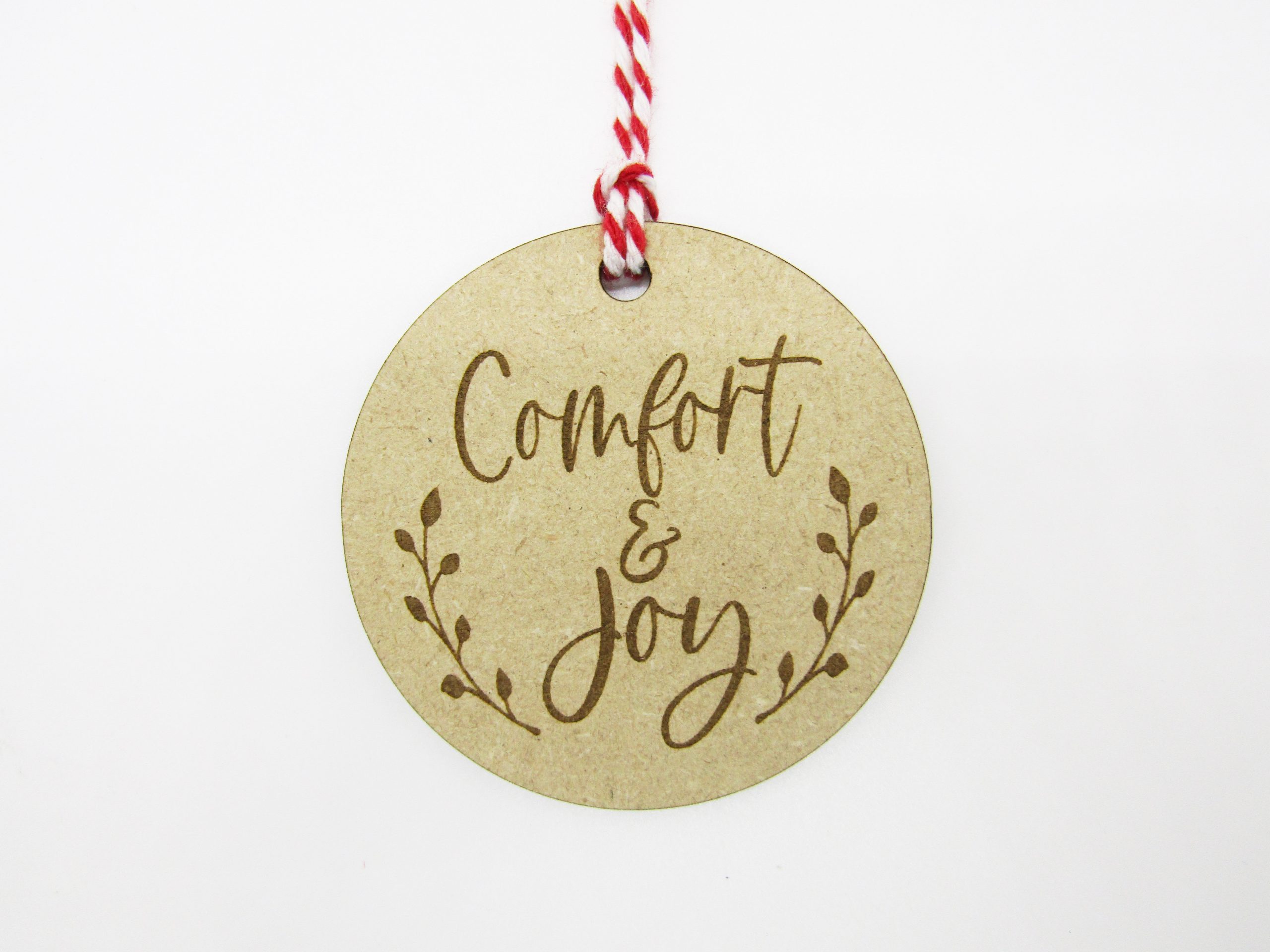 Comfort and Joy Twigs Gift Tag