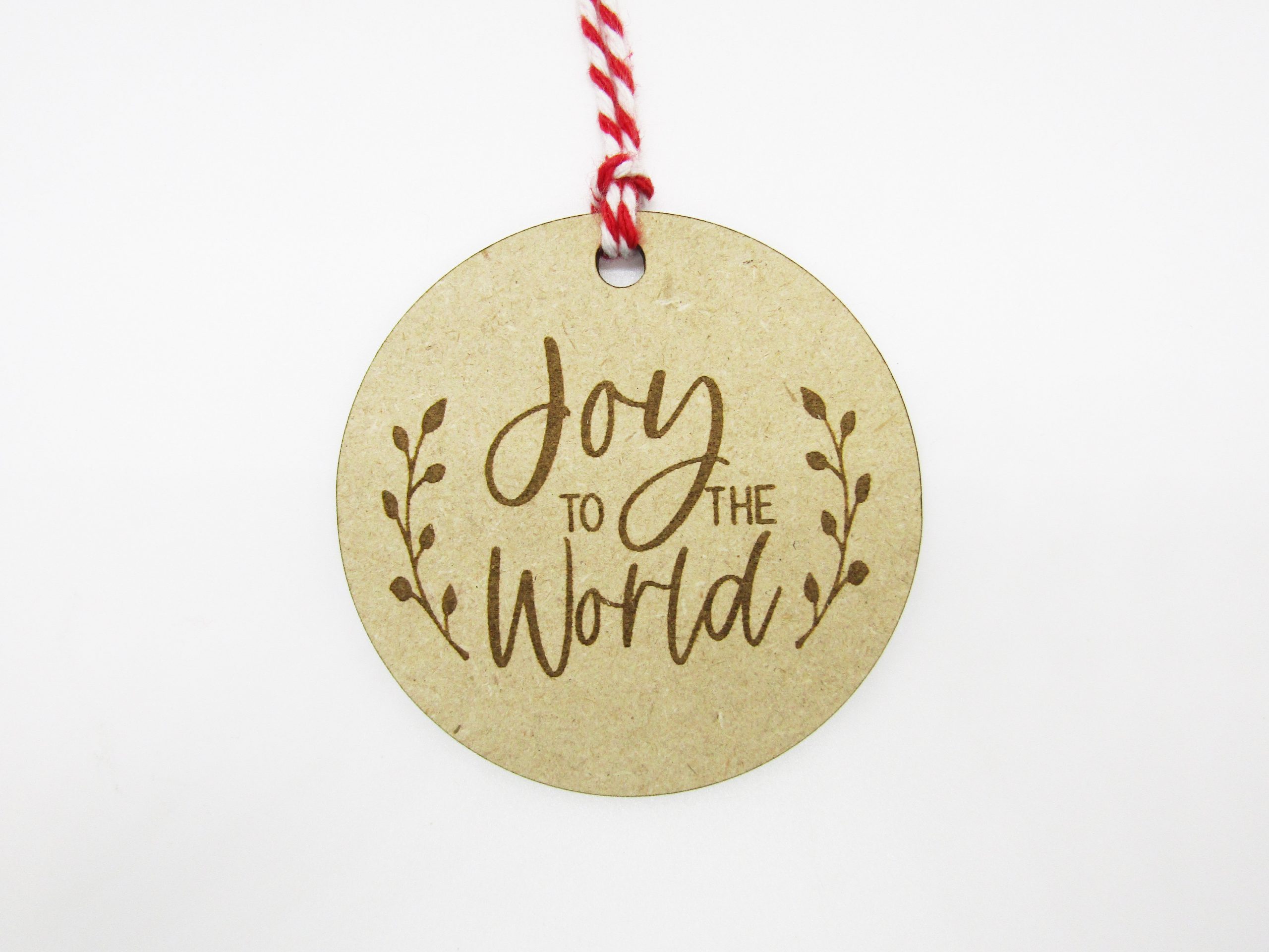 Joy to the World Twigs Gift Tags