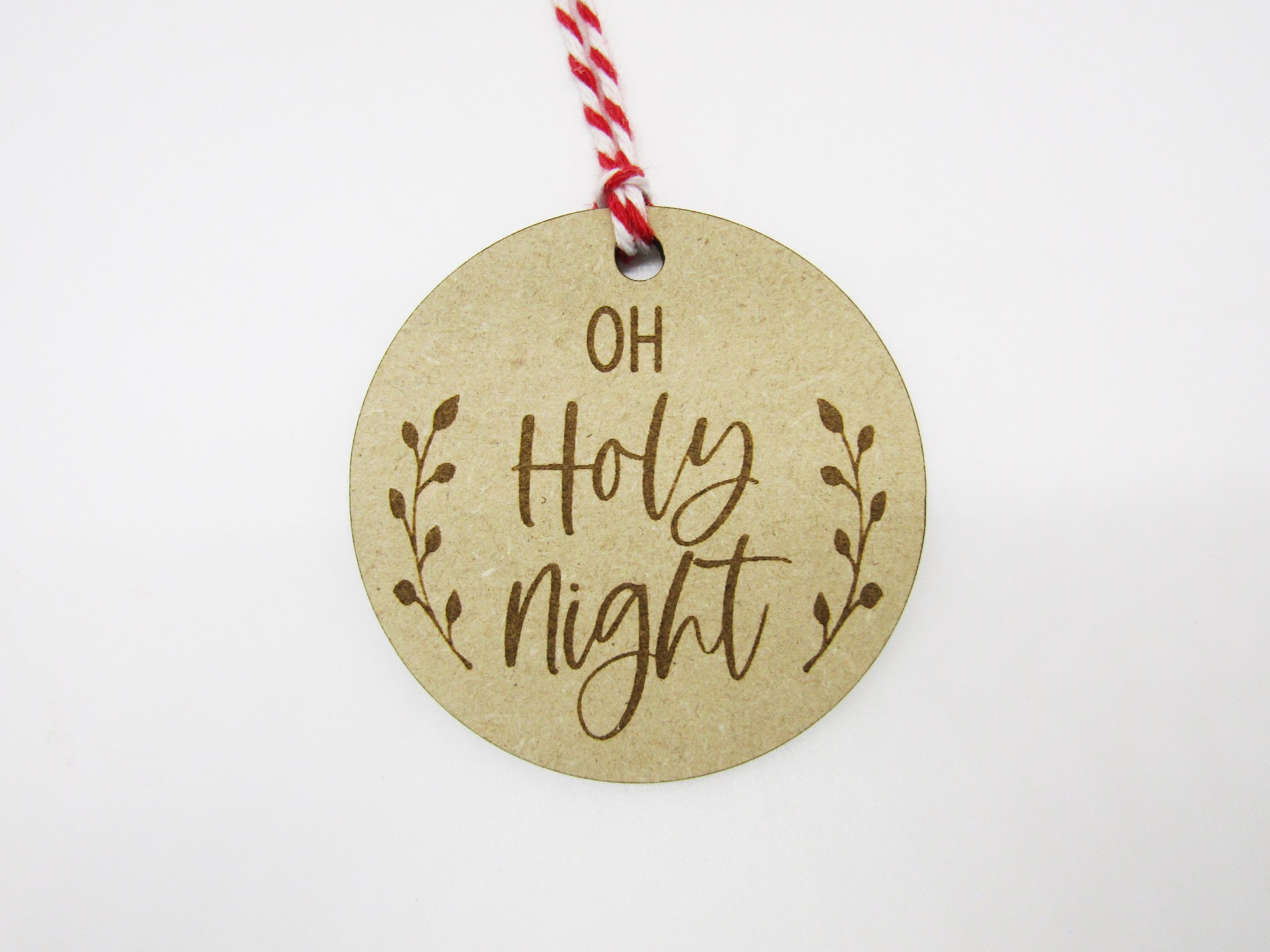 Oh Holy Night Twigs Gift Tag