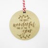 Most Wonderful Time of the Year Twig Gift Tag