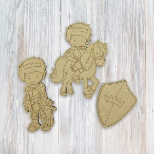 Fairytale Prince Shield Kids Craft Kit
