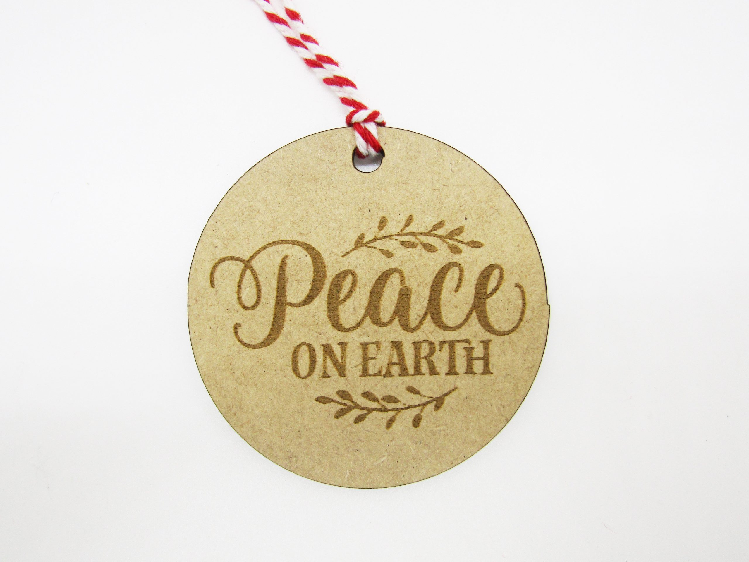 Peace on Earth Branch Gift Tag