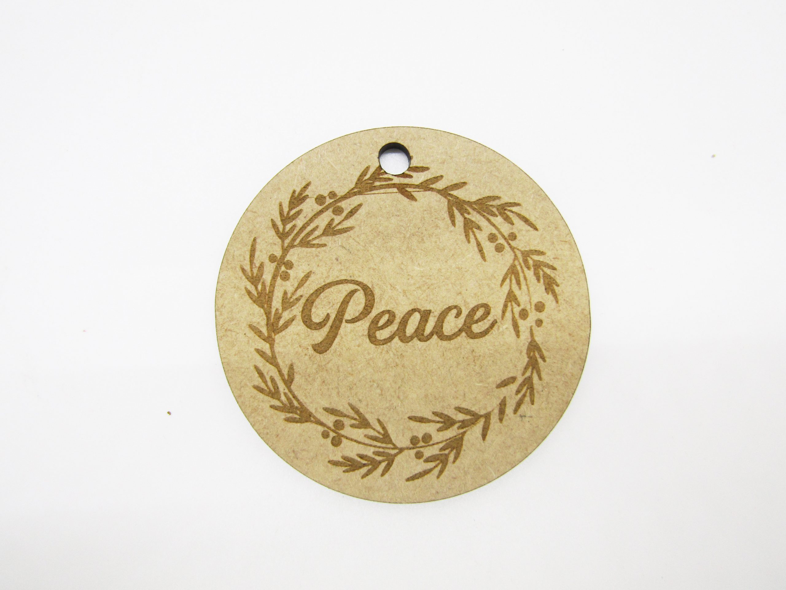 Peace Wreath Gift Tag